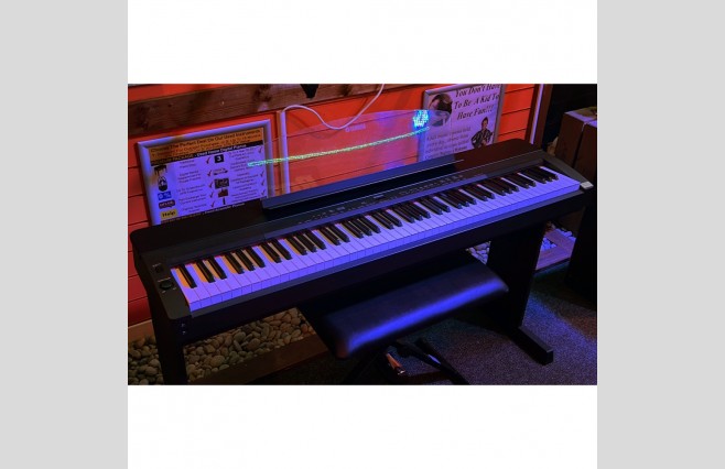 Yamaha P-155 Satin Black Home Stand Digital Piano, Used - Complete Package (SN:BAQY01035) - Image 4